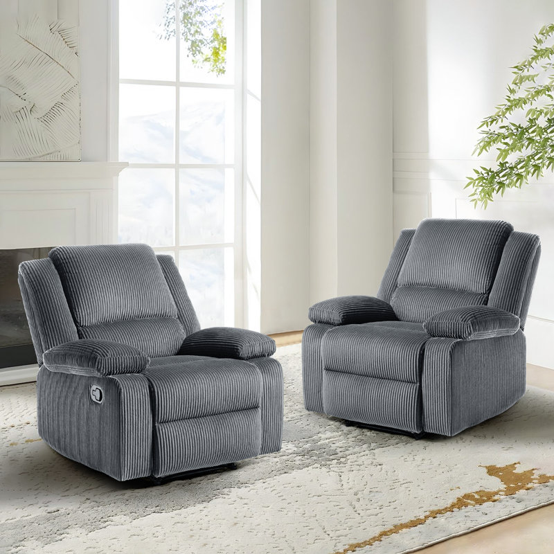 Ameiah Recliner, Dark Grey