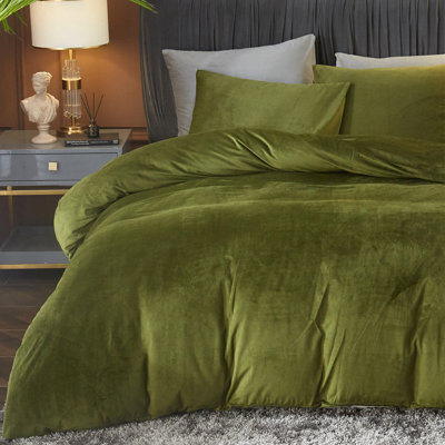 Velvet  Duvet Cover Set 3Pcs Luxury Comforter Cover