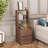 Modern Night Stand with Bookshelf-109324383
