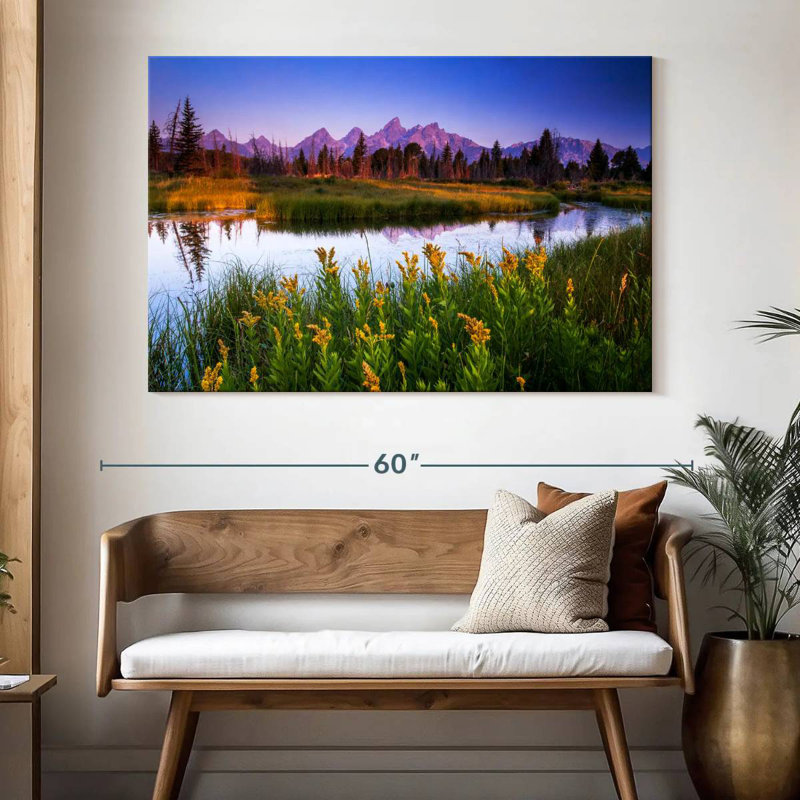 Alvord Vivid Schwabacher Landing Sunrise, H 34 po x l 51 po