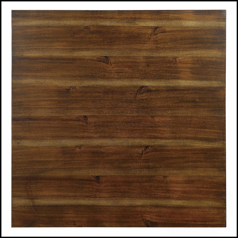 Ensemble de salle à manger 5 pièces à finition brune avec chaises d'appoint rembourrées, fabrication en bois durable pour plus de confort et de style