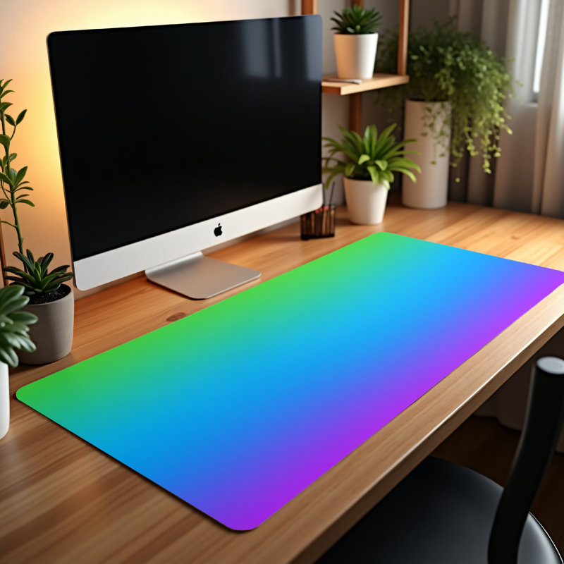 Polyester Desk Pad, 14.4x12.1