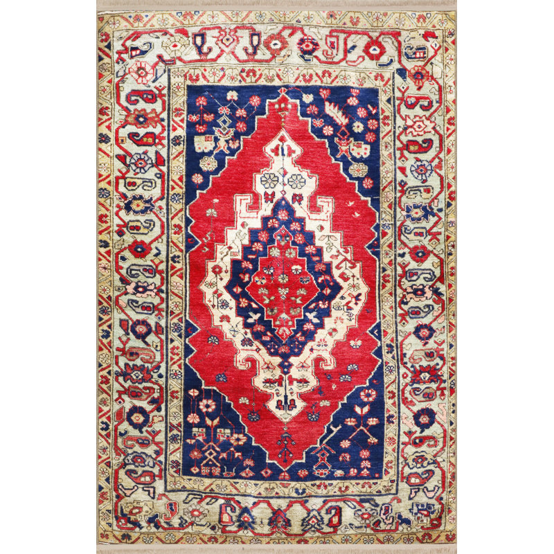 Tapis rectangulaire Wawro, Rectangle 4 pi 4 po x 6 pi 3 po