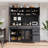 Large Sideboards & Buffets, Mdf Modern Coffee Bar Cabinet For Kitchen