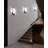 12 " H Dimmable Modern LED Wall Sconce with Rectangular Acrylic Lampshade, 3000K Hardwired-1533343096