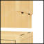 Armoire de rangement en bambou de grande capacité pour salle de bain