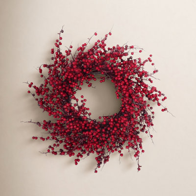 24'' Faux Berry Wreath