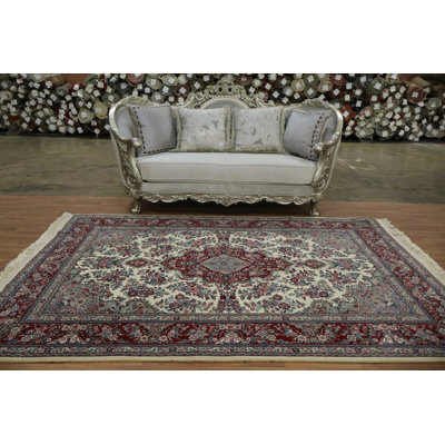 Traditional oriental 6x9 Aubusson Chine Rug