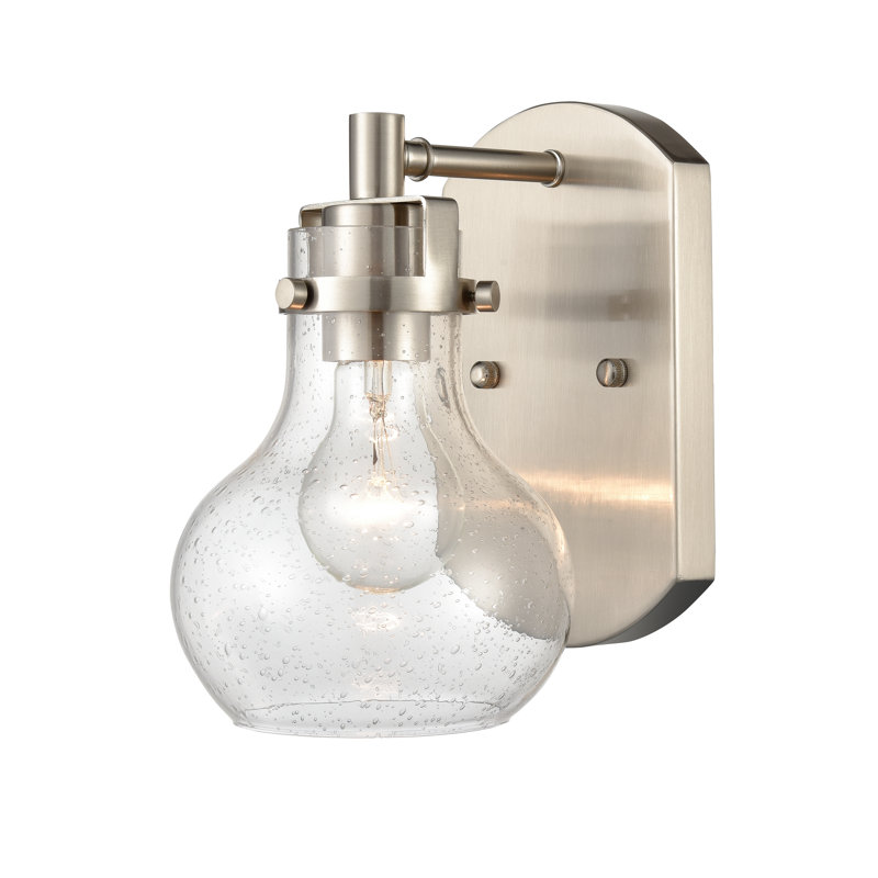 Salamanca 5.5'' Wide 1-Light Vanity Light - Satin Nickel, Nickel