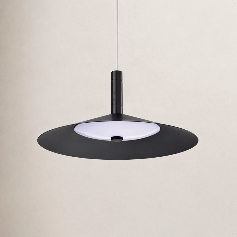 Vicente - LED Pendant - 3K/4K/5K CCT Selectable, 151.13" H x 14" W x 14" D, Matte Black