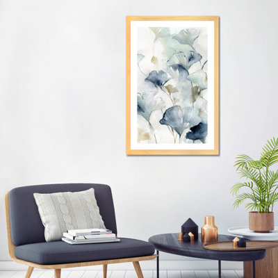 «Indigo Gingko II» par Carol Robinson - reproduction d'art