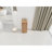 12" Small Freestanding Storage Cabinet, Soft Close Doors, Imitative Oak, Plywood (KD-Packing)