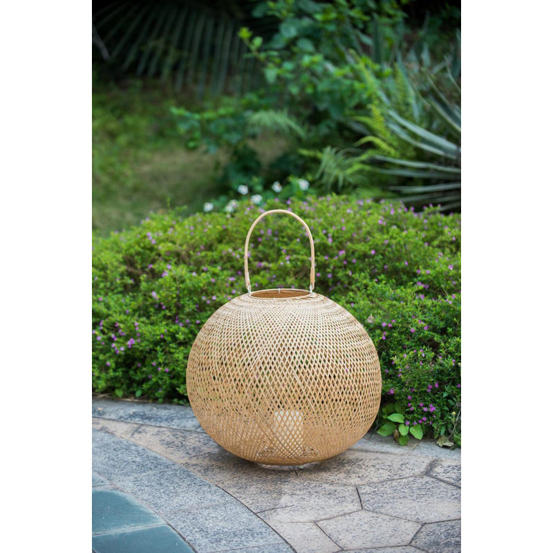 Travis Metal Lantern, 14.6" H x 20.9" W x 20.9" D