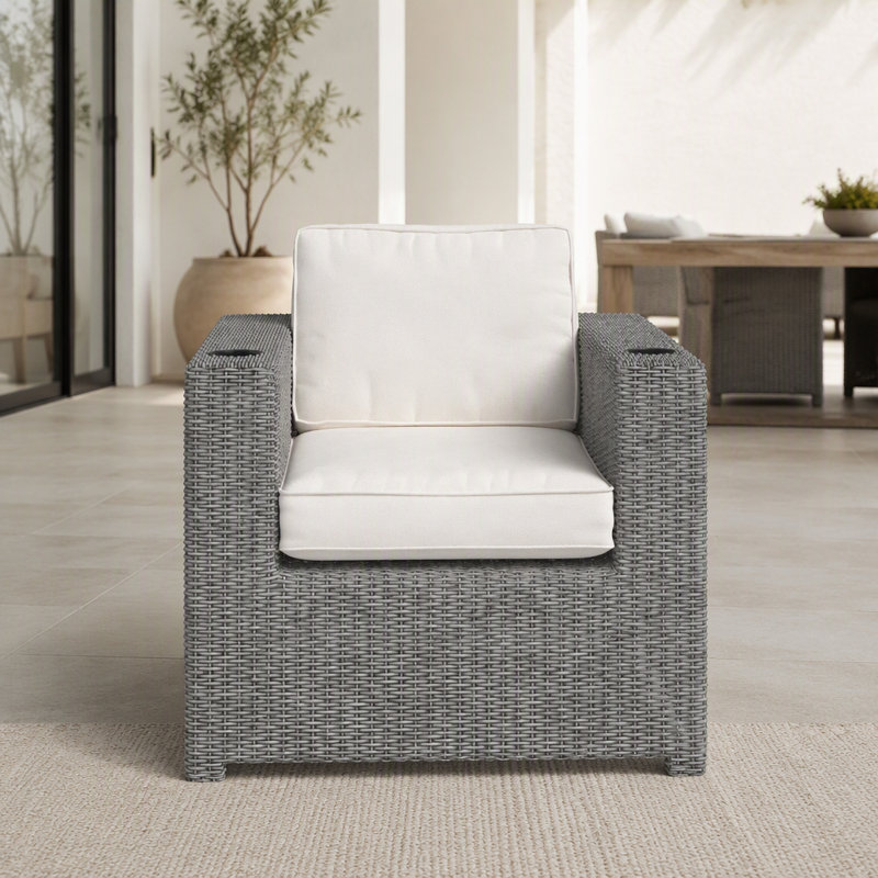 Fauteuil club Aviara - gris