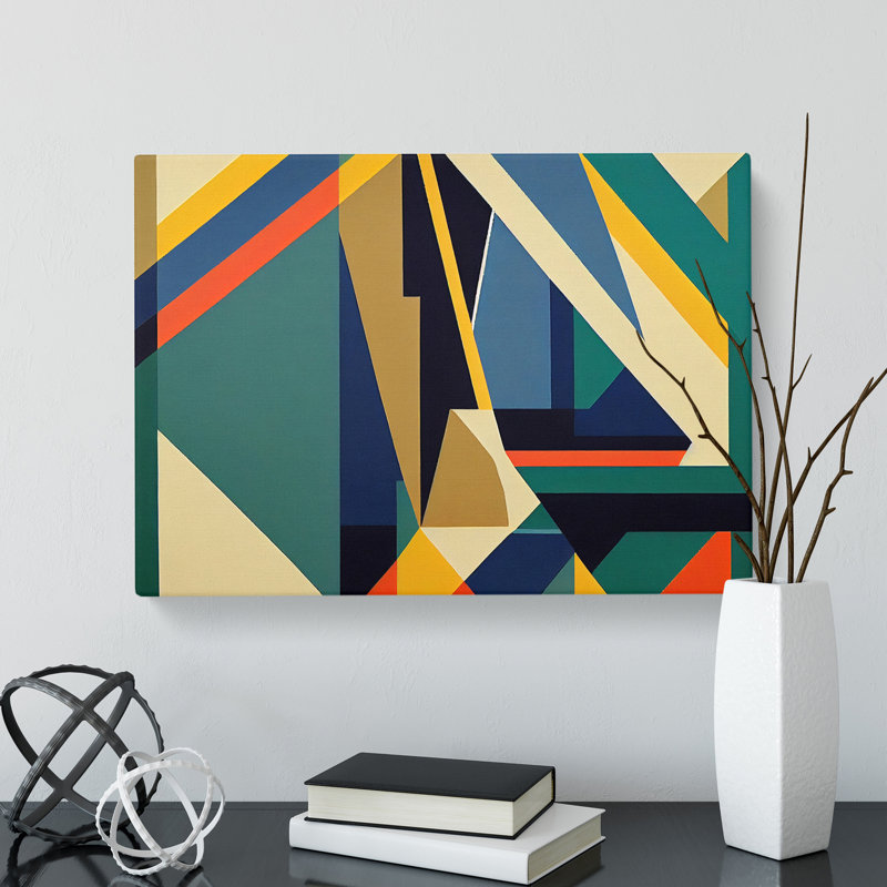 Modern Abstract Shapes Vol.1 - Wrapped Canvas Print, 35cm H x 50cm W x 3cm D