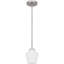 Sirkka 1-Light Brushed Nickel Mini Pendant Light-1098971253