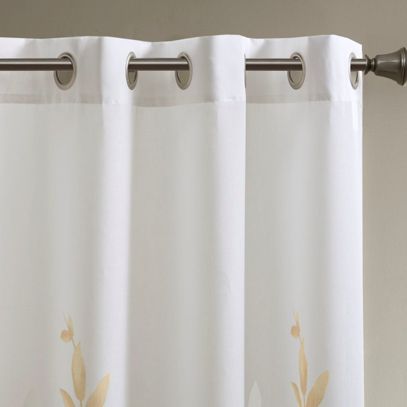 Burnout Printed Curtain Panel(Only 1 Pc Panel)