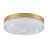 Modern Glass Drum Led Flush Mount