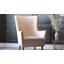 Fauteuil d'appoint à oreilles avec structure et pieds en bois Anniemae-734269774