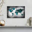«Aged World Map XLI», reproduction sur toile tendue-1187813948