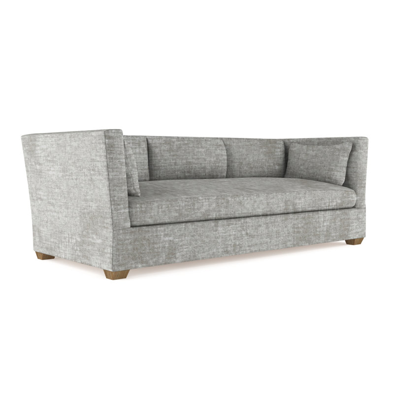 Sofa, Linen Graphite, 31" H x 108" W x 37" D