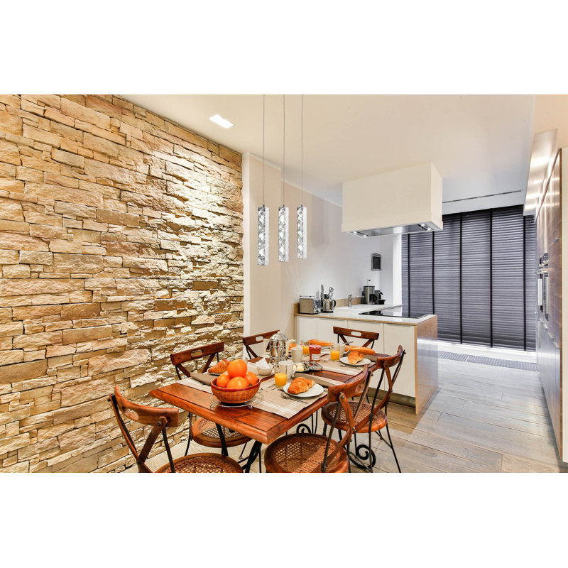3 - Light LED Kitchen Island Pendant, Silver