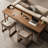 Brown Rectangular Solid Wood Desks-108206932