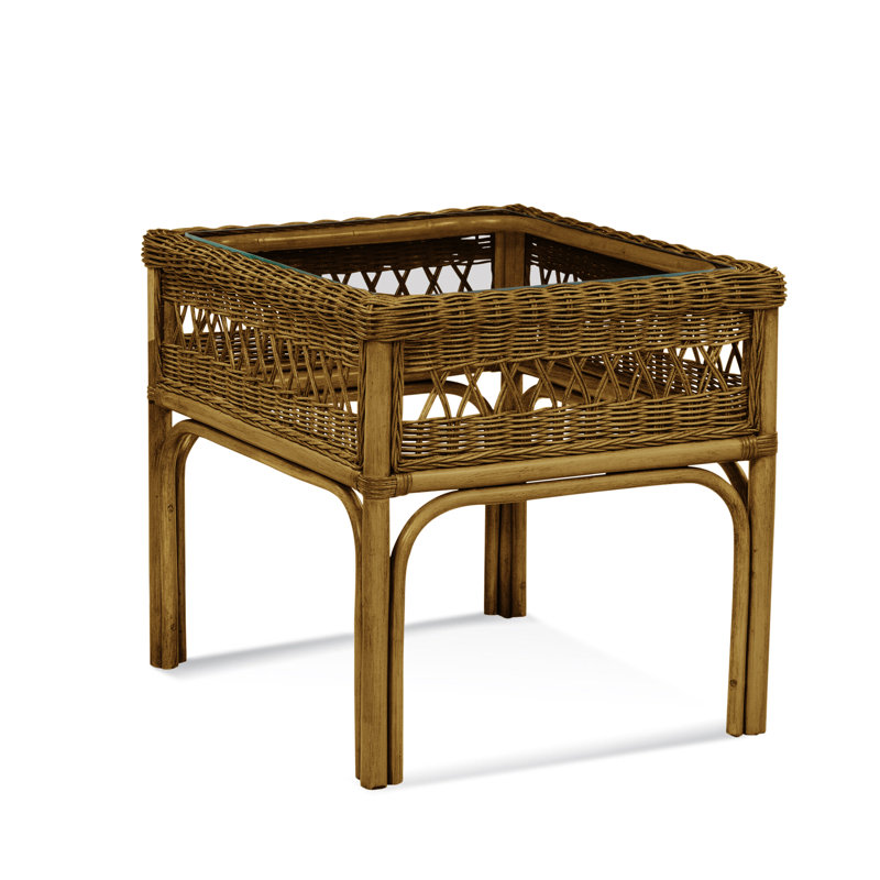 Nassau End Table, 22" H x 26" W x 22" D, Pumice