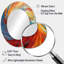 Spiral Symphony II - Abstract Spirals Round Mirror For Wall Decor-121387115-121387811