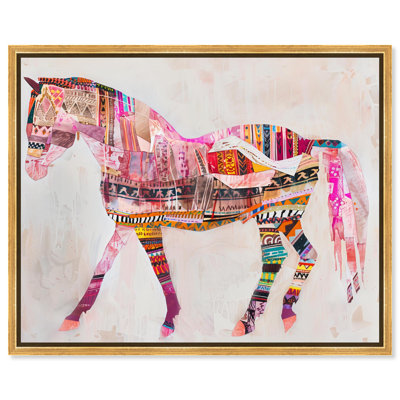 Impression sur toile à motif de cheval, "Western Art" par Art Remedy