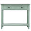 Console Traditional Design Series avec 2 tiroirs et tablette inférieure Daisy Series, pour les entrées et les salons-2078858292