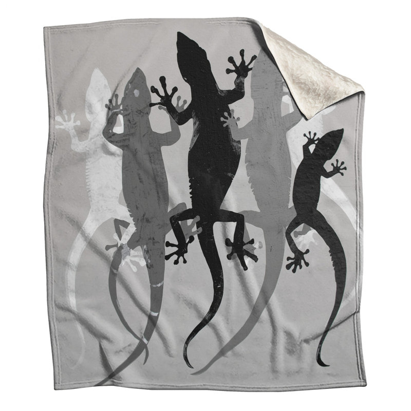 Couvertures Gecko Silhouettes, L 60 po x H 80 po