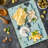 Ambesonne Dragonfly Cutting Board Large Size Regular Lines Insects Orange Blue