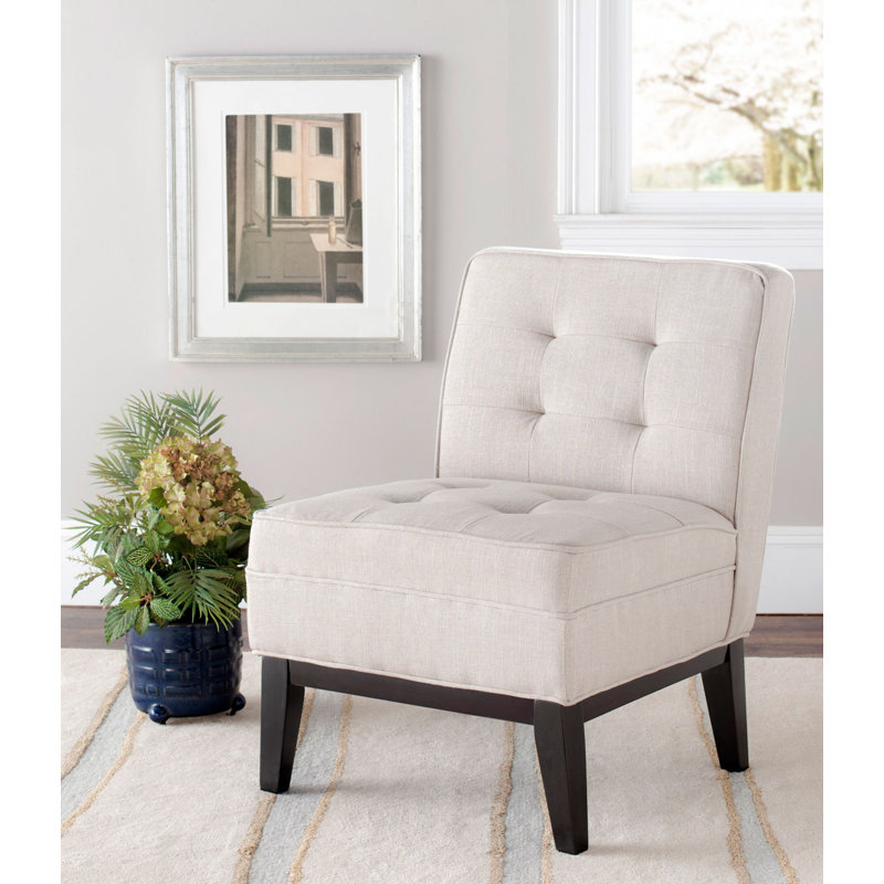 Fauteuil de chambre capitonné de 22,4 po de largeur