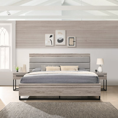Earvin Solid Wood Piece Bedroom Set