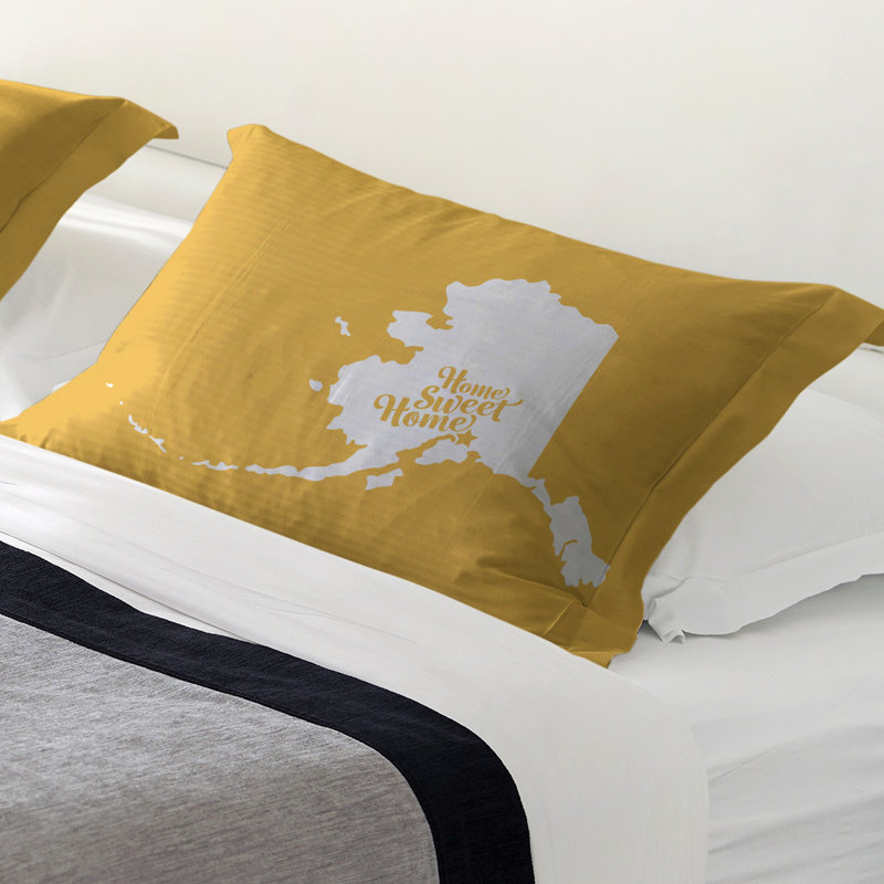 Sham Set, Standard/Twin, Microfiber, Yellow