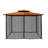 Barcelona 10 Ft. W x 12 Ft. D Aluminum Patio Gazebo with Mosquito Netting and Privacy Curtains-27474929