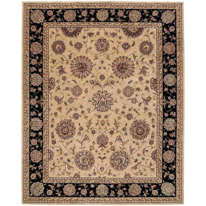 Deguzman Wool Oriental Indoor Rug, Rectangle 3'9" x 5'9"