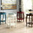 Walnut Side Table With Bottom Shelf For Decorative Storage Wood Stylish Design