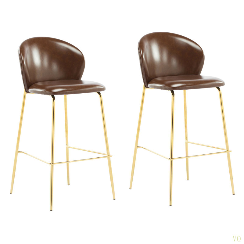 Tabouret de bar en similicuir Kira
