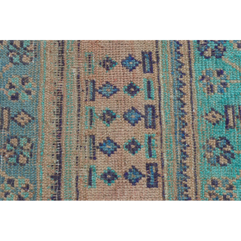 Tapis de couloir turc tissé à la main avec des motifs traditionnels, idéal pour la maison et le bureau