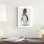 " Penguin Ice Skating Book Print " by Fab Funky
