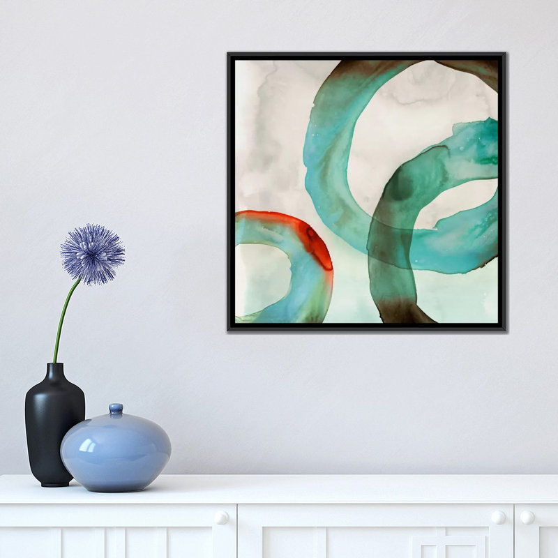 « quartz ii », impression sur toile, H 37 po x l 37 po x P 1,5 po, Toile encadrée noire, Pas de tapis