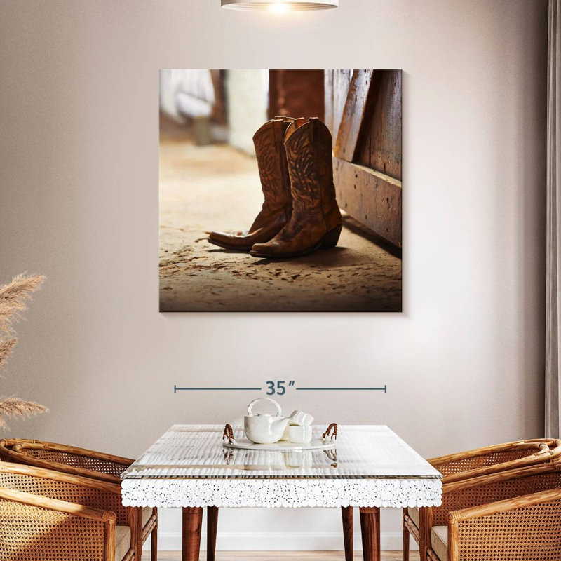 Lelar Barn Cowboy Boots, 39" H x 39" W