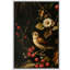 «Dark Moody Tunes», oiseau sur la branche de fruits, impression sur toile encadrée-108345293-108345297