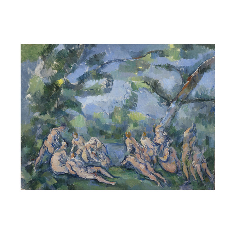 Paul Cezanne, The Bathers, 1899-1904, art sur toile, H 14 po x l 19 po