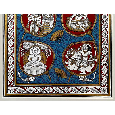 Dashavatara Of Vishnu | Phad Painting By Kalyan Joshi