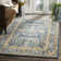 Antiquity Hand-Tufted Dark Blue Area Rug