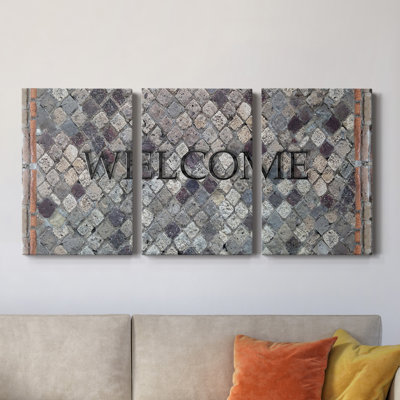 " Pompeii Welcome " 3 - Pieces