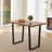 Havin Rectangular with Steel Base Dining Table-431010145
